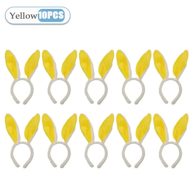1-15PCS Cute Rabbit Ear Headbands Cute Plush Bunny Ears Hairband Easter Decorat Costume Party Cosplay Hair Hoop Hair Accessories