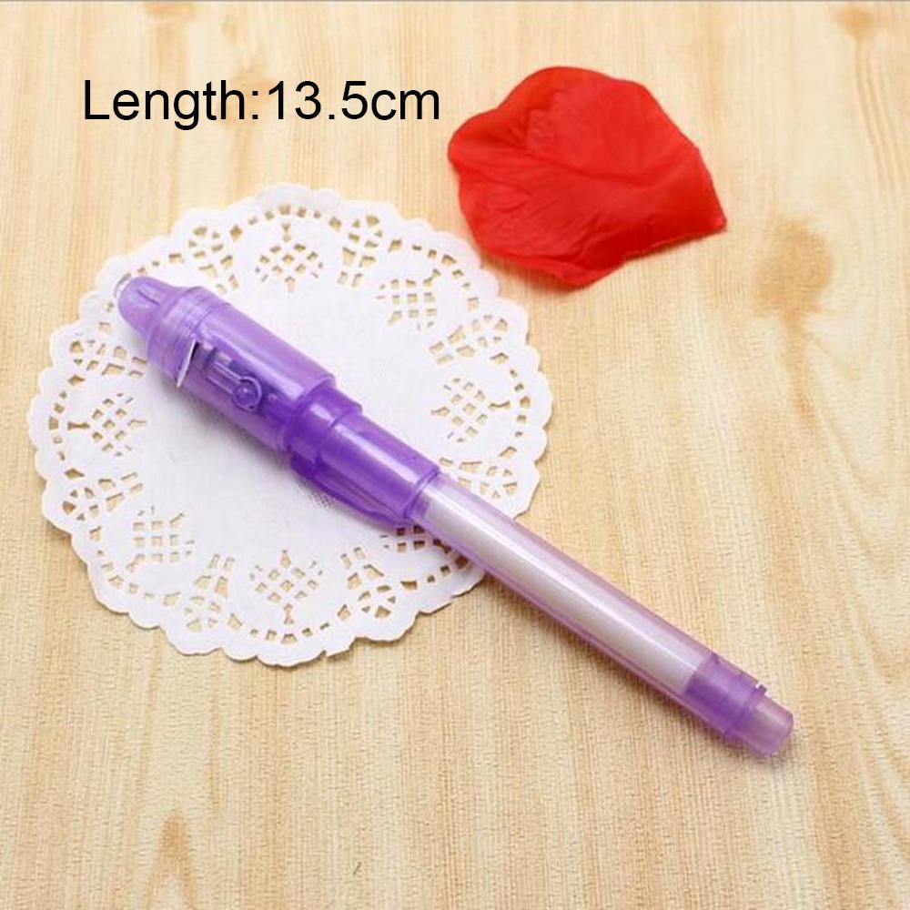 Creative Invisible Black Light Combo 2 In 1 Magic Invisible Ink Pen HD