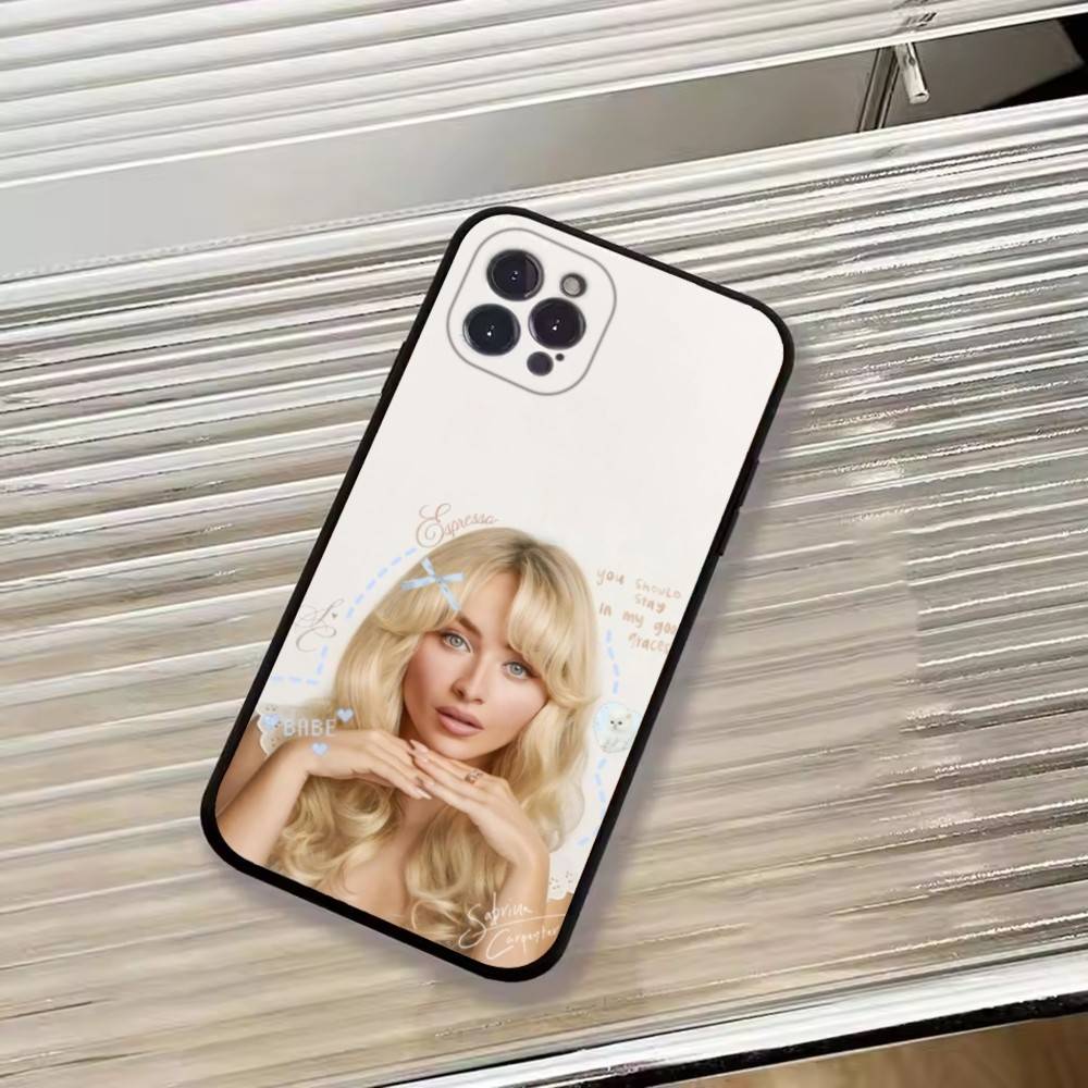 S-Сабрина C-Карпентер Певица Чехол для телефона Силиконовый Мягкий Для IPhone 17 16 15 14 13 12 11 X XR Plus Pro Max Plus