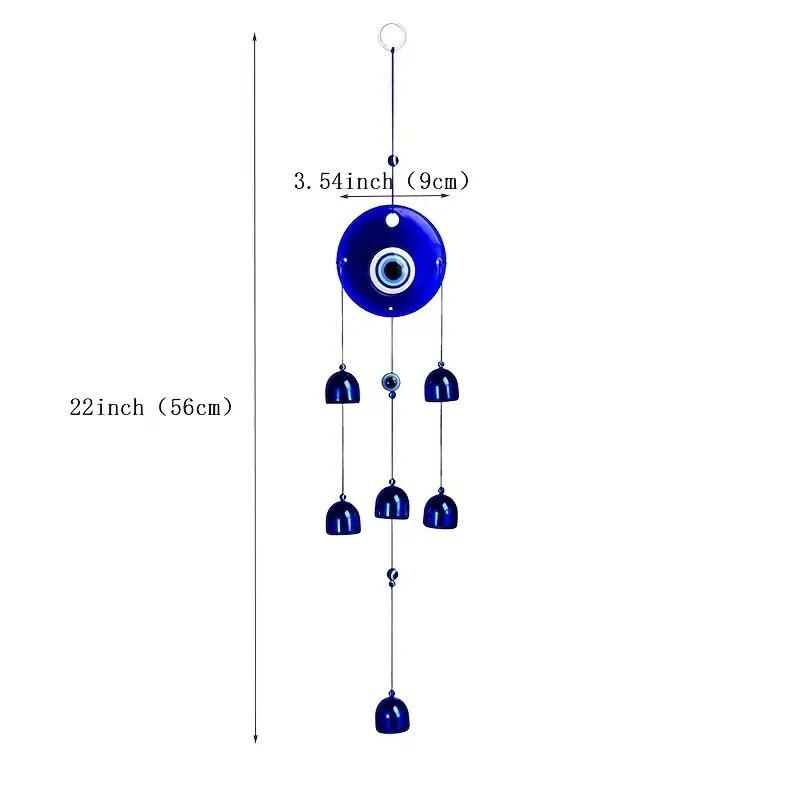 Devil's Eye Metal Wind Chime Indoor Home Modern Simple Decoration Wall Decoration