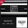 Carbon Fiber Gear Shift Panel Trim Sticker for BMW 3 Series E90 E92 E93 2005-2012 Car Inner Center Control Decorative Accessory