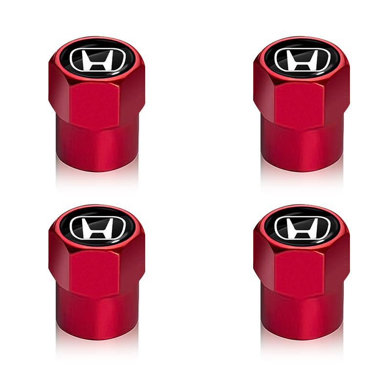 4Pcs Car Wheel Tires Bolt-in Valve Caps Badge Car Accessories For Honda CBR300RR CBR600RR CBR1000RR CBR500R CBR650F VFR800 1200 VTX1300