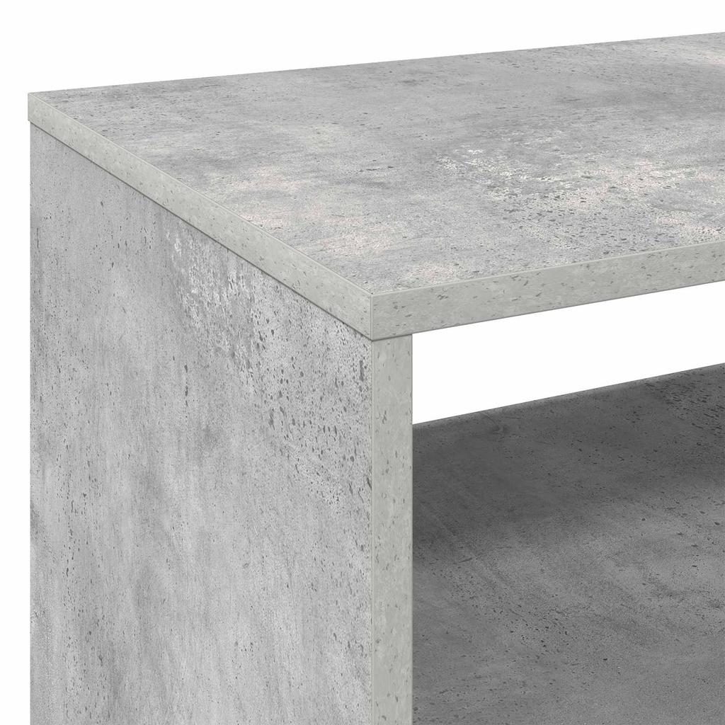 Turntable Stand Concrete Grey 71 x 39.5 x 83 cm Engineered Wood