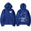Шведский рэпер Bladee Drain Gang Logo, толстовка на молнии, мужская повседневная толстовка на молнии большого размера, уличная мода, винтажные куртки