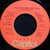 7-дюймовая пластинка SWEET Love Is Like Oxygen Cover Girl 4549 CAPITOL RECORDS 1978 Канада Рок Б/у