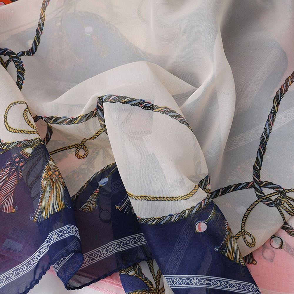 Chiffon Women's Neck Scarf Luxury Headscarf Fashion Headscarves Spring