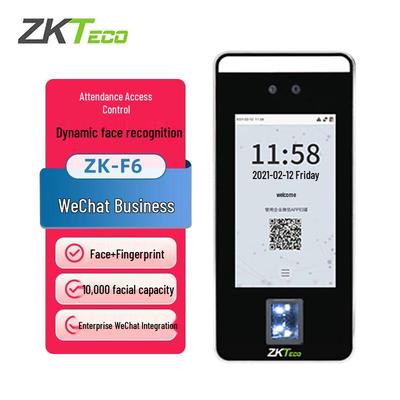 ZKTECO ZK-F6 Терминал контроля доступа по лицу и отпечатку пальца CN вилка (адаптер в комплекте)