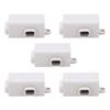 5Pcs ZK T1 T Type Splitter Block Splice Wire Terminal Blocks Inline Junction Connector Box High