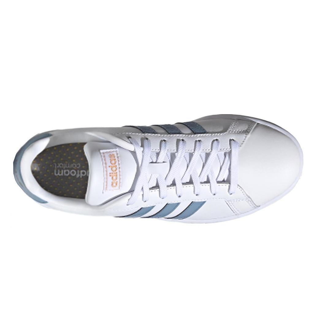 adidas Neo Grand Court 'Белый Синий Серый' Женский FW2686