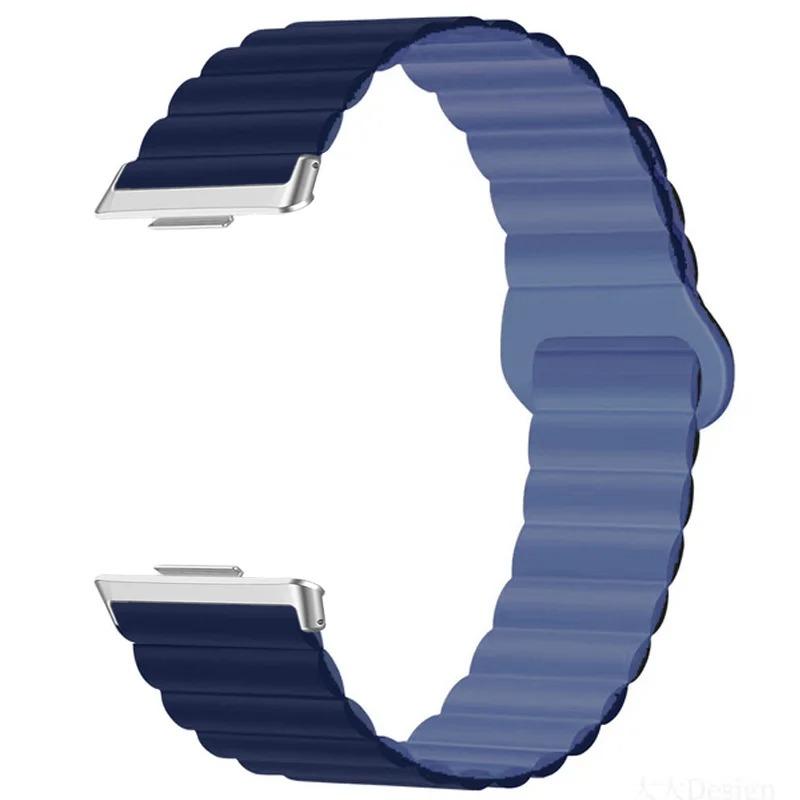 Силиконовый спортивный ремешок для Huawei Watch Fit 4 Fit 4Pro Fit 3 Магнитный браслет-петля для Huawei Watch Fit3 Умные часы Браслет на запястье
