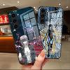 Чехол для телефона с изображением из аниме «Призрак в доспехах» для Samsung S25 Edge Ultra S23 S22 S21 S20 Ultra Plus S24 Fe A54 A53 A25 A16 A14 Стекло