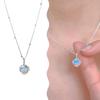 Water Drop Moonlight Stone Pendant Necklace For Women Girls Moonstone Charm Chain Party Jewelry Accessories