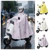 High Neck Vehicle Raincoat Waterproof Motorcycle Raincoat Electric Bicycle Raincoat  Heavy Rain