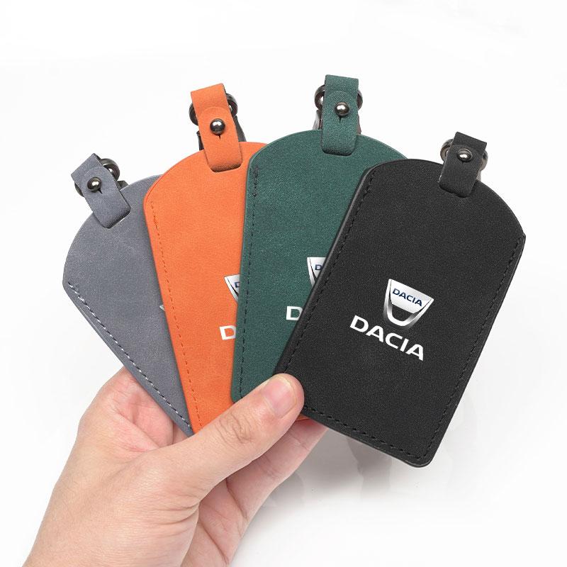 Luxurious high-grade Flip Leather Key Case For Dacia Sandero Duster 2012-2025 Jogger Bigster Spring Logan Stepway Dokker Lodgy