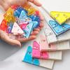 10pcs Triangle Corner Clips File Paper Clips File Index Photo Clamp Page Holder Korean Stationery Office Desk Organizer