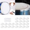 26 Pcs Drum Dampeners Gel Pads Oval and Long Silicone Drum Silencers Pad Clear Soft Drum Dampening Gel Pads Easy To Use