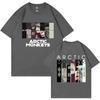 Arctic Monkeys Lyrics Limited Design Graphic T Shirts Мужские и женские модные рок-футболки большого размера Футболки Harajuku Trend