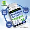 Airboy - 500 mg Magnesium Glycine Supplement Capsules - Bone, Muscle, Nerve, and Heart Health
