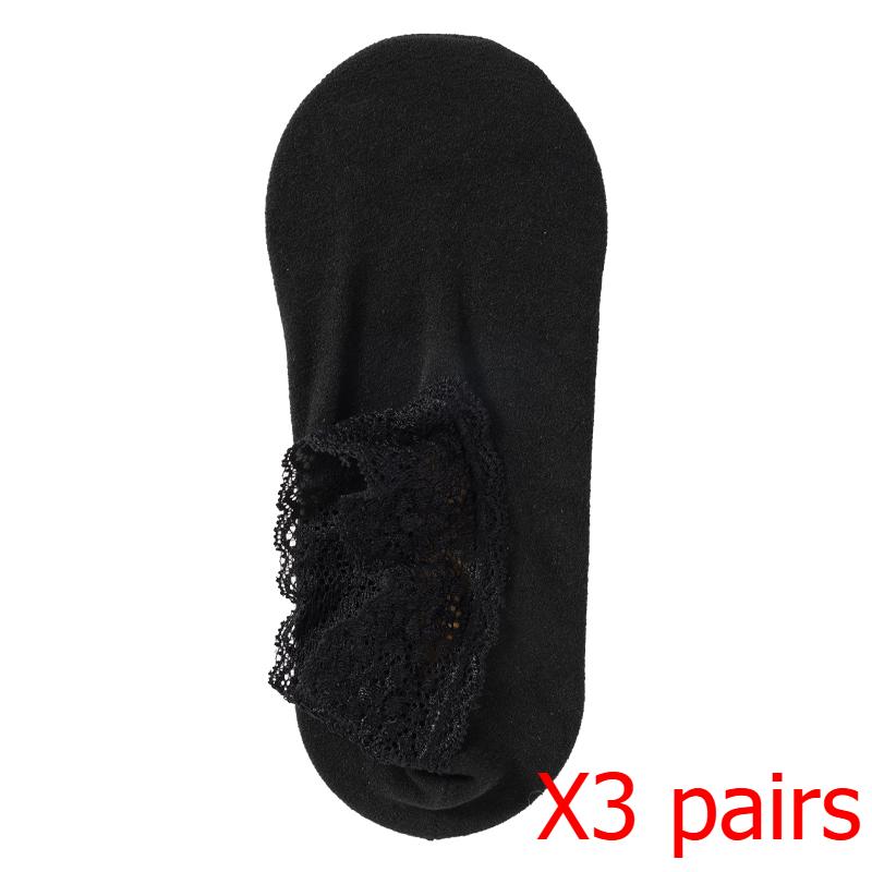 Женские осенне-зимние утолщенные теплые флисовые носки, кружевные носки до щиколотки, нескользящие носки-тахо