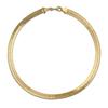 Гибкий плоский контур, подогнанный под золото тон елочка змея цепочка Omega чокер гибкий контур для женщин 15 5 мм ширина воротник, ожерелье, подростков, дюймы,