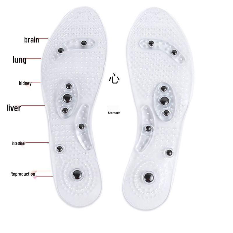 Прозрачные ПВХ магнитные стельки с 8 магнитами