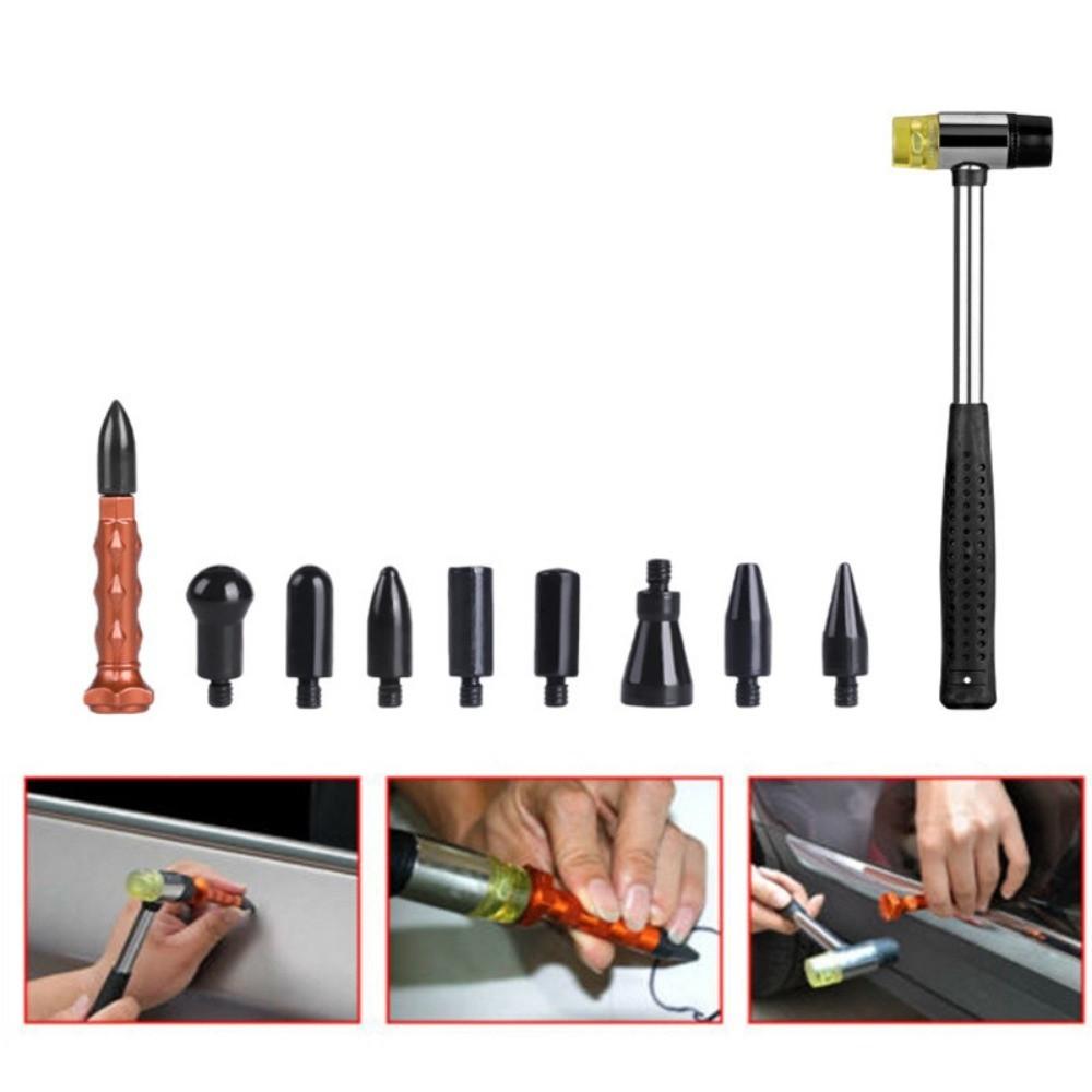 Metal Tap Down Pen Car Dent Repair Tools Replacement Heads Dent Removal Tools Automotive Workshop