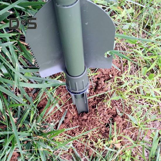 Складная лопата многофункциональная военная лопата с сумкой для хранения тактическая лопата для выживания на открытом воздухе для походов кемпинга сада использования