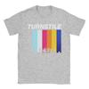 Casual T Shirt Summer Turnstile DOUBLE RAINBOW  Trending T-Shirts  Cotton Tshirt for Men Aesthetic Cheap Short Sleeve Clothing