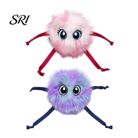 Cat Exercise Toy Interactive Plush Ball Smart Automatic Rolling Cartoon Indoor Cats Boredom Relief Self-Rolling Teaser Pet