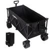 FUNDANGO Carry 4 One Large Capacity Load Capacity Free Standing Large Sports Picnic Wagon, Foldable, Lightweight, Wheels, Touch, 180L, 150kg, Compact,