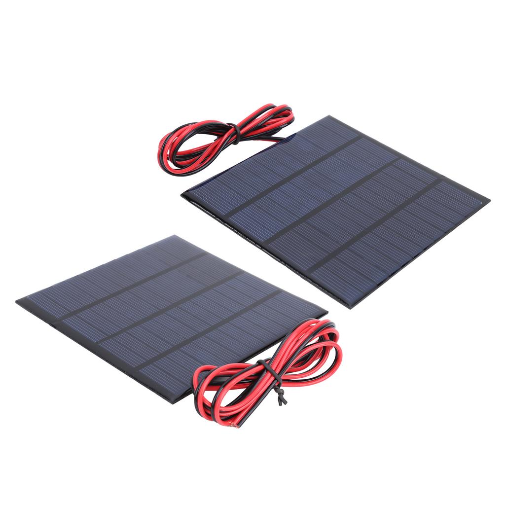 Модуль солнечной батареи 2 шт. с кабелем 1 метр, ручное управление, 12 В, 150 мА