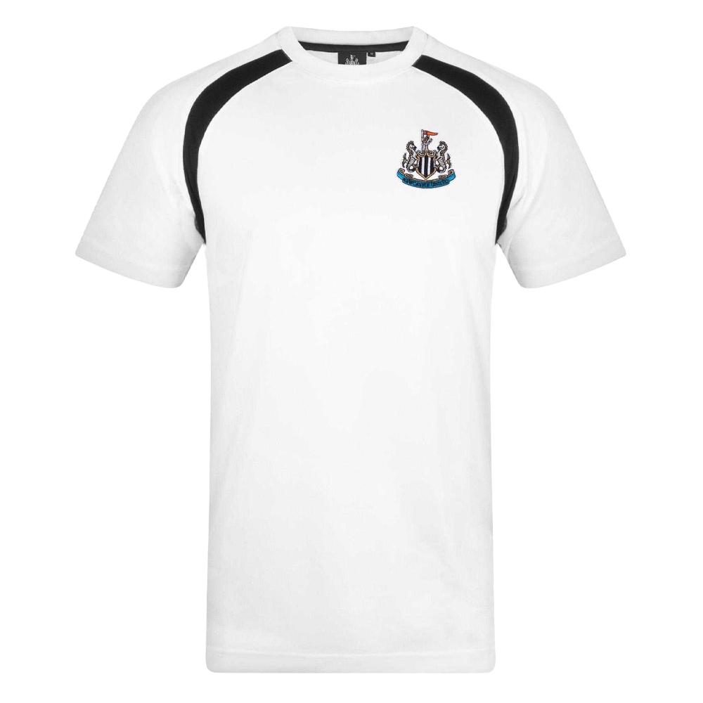 Newcastle United FC Mens Crest Polyester T-Shirt
