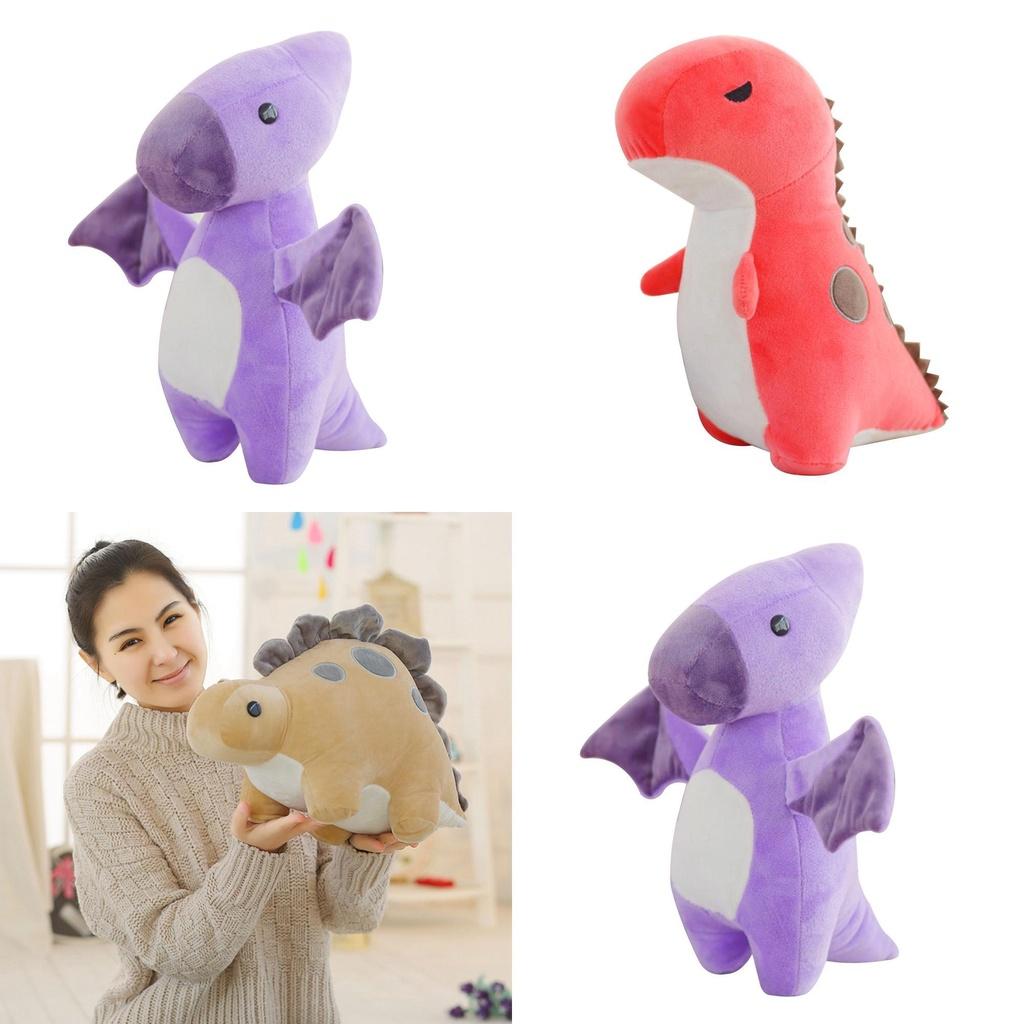 Non-toxic T-rex Triceratops Dinosaur Plush Toy Safe And Cuddly For Kids