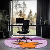 Die Maus Printed Round Rug Carpet Chair Rug Area Rug Entryway Doormats,for Office Chair Living Room Bedroom Kitchen Room.