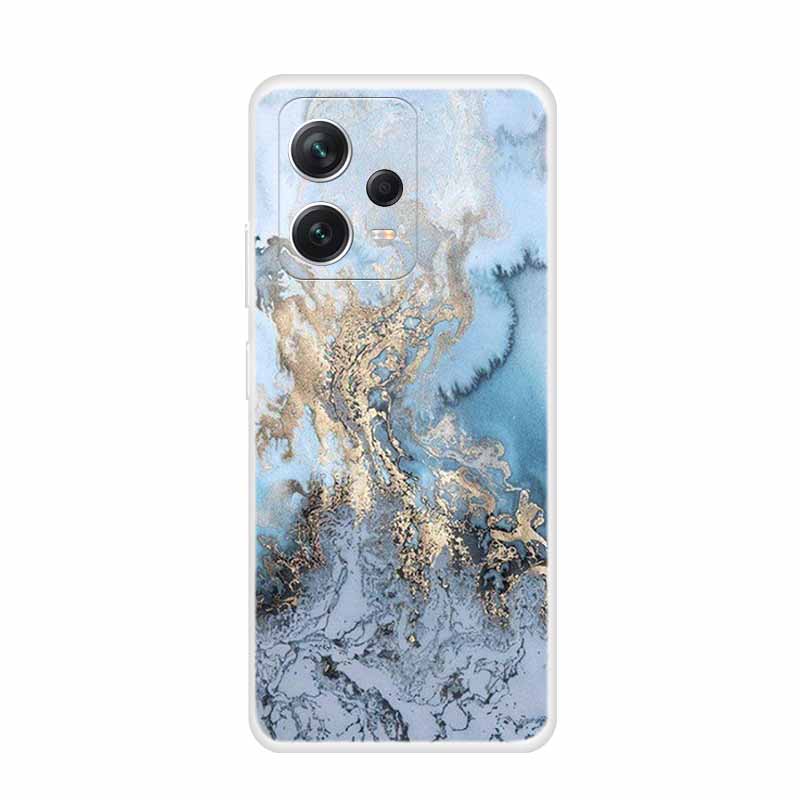 For Xiaomi Poco X5 5G Cases PocoX5 Pro Clear Marble Soft TPU Silicone Back Cover for Xiaomi Poco X5 Pro 6.67" Coque X5Pro PocoX5