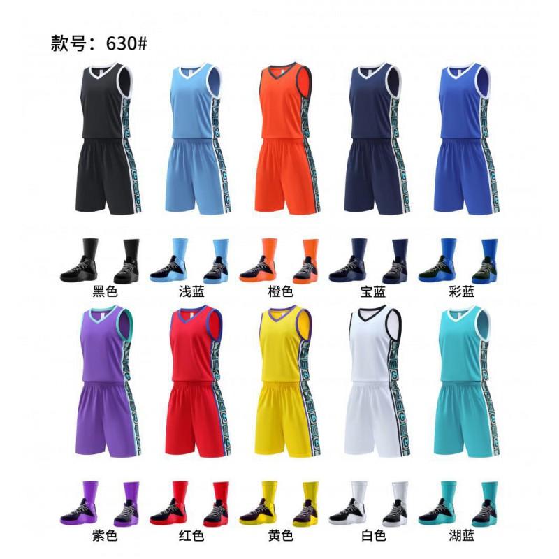 Basketball Jersey Set Men Women Kids Training Game Uniform Sleeveless Vest Sportswear