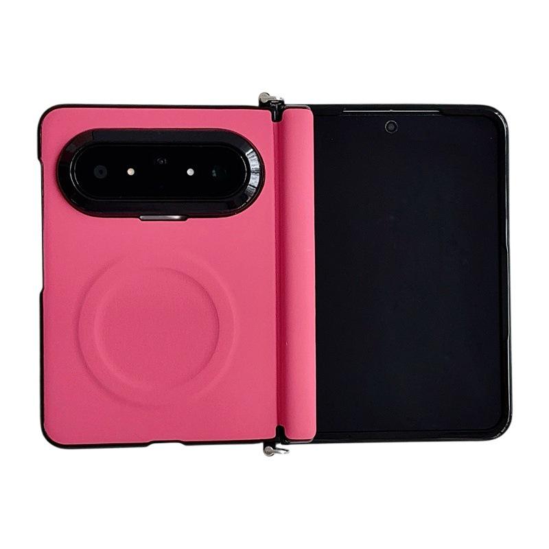 Магнитный складной чехол-книжка из кожи для Huawei Pura X Max - Ударопрочный защитный чехол