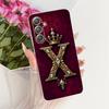 Для Samsung Galaxy A54 Чехол для телефона с королевской короной и инициалами для пары Для Samsung A54 5G SM-A546B Мягкий силиконовый ТПУ Чехлы Бамперы