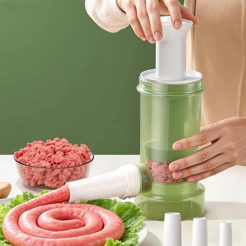 Ручная колбасная машина пищевого класса большой вместимости, набор для набивки мяса, инструмент для набивки колбас, приготовление