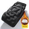 Winter Men Pants Waterproof Padded Drawstring Elastic Waist with Pockets Ankle-banded