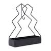Yousheng Metal Incense Coil Holder with Ash Catcher Tray Cat Ear Pine Tree Repellent Spiral Incense Hanger Stand Portable Incense Burner Decoration