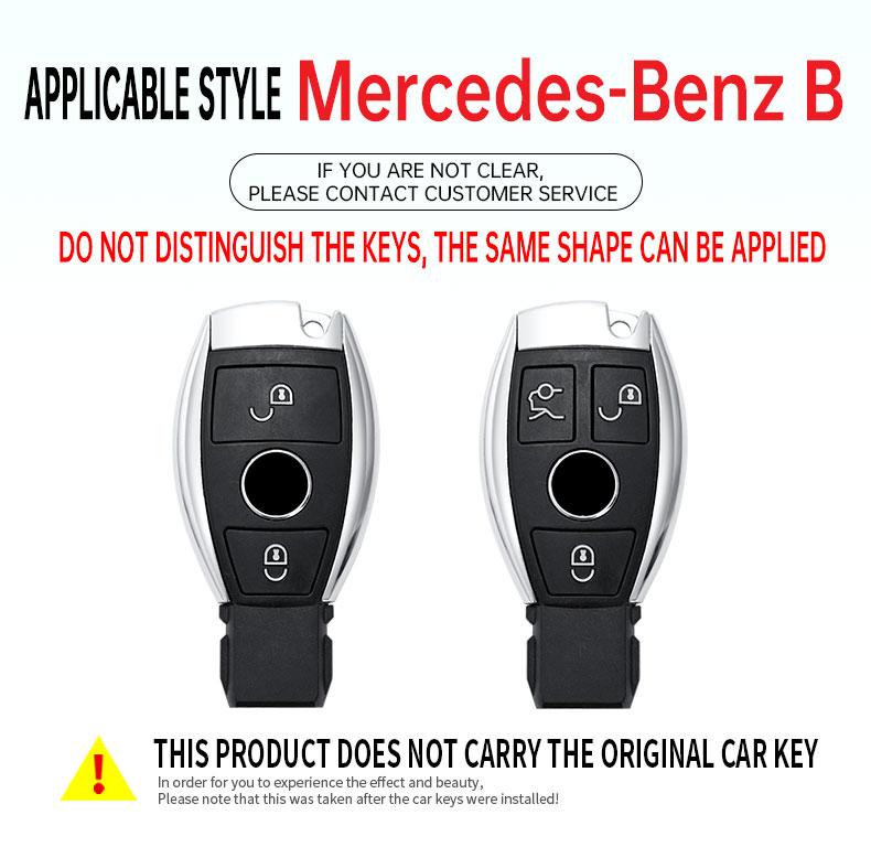 Car Key Case Cover Protector Shell For Mercedes Benz A C E S G Class GLC CLE CLA GLB GLS W177 W205 W213 W222 X167 Accessories JV1