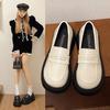 Туфли в английском стиле женские весенние и осенние туфли Lefou в стиле ретро на толстой подошве туфли Мэри Джейн в студенческом стиле