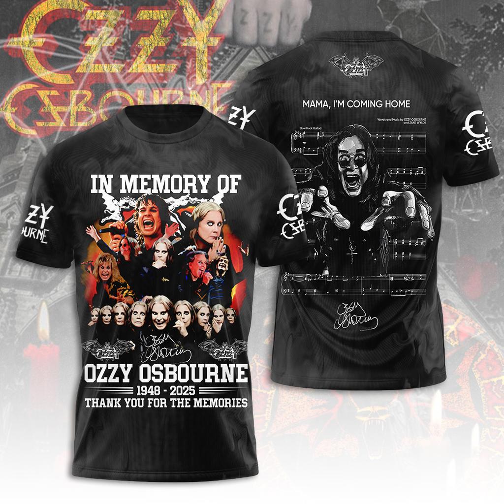 3D-печатная футболка Hot Rock Ozzy Band для мужчин и женщин, Спортивная футболка с круглым вырезом и коротким рукавом в стиле хип-хоп, Мужская одежда