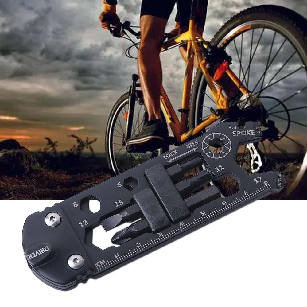 Инструмент для ремонта велосипеда 16 в 1 велосипедный гаечный ключ велосипедный гаечный ключ линейка отвертка