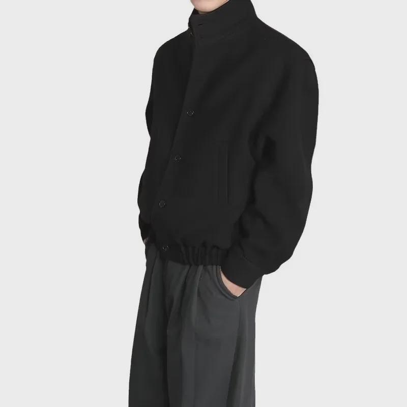 Модная мужская куртка весна/осень 2024 года: Главная улица Гонконга, японский Харадзюку, корейские мотивы, свободный крой.