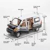 1:24 Сплав Литье под давлением WuLing RongGuang Фургон Игрушка Миниатюрные Модели Автомобилей Резиновые Шины Двери Открываются Машинка на Оттяжке Подарки на День Рождения для Мальчиков