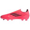 New F50 League Laceless Firm/Multi Ground Turbo Aurora Black Platinum Metallic IE0607