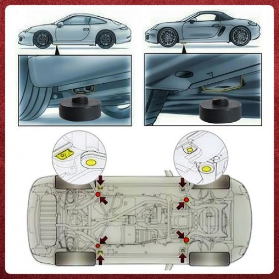2x Для Porsche 964 991 993 996 Boxster Подъемные площадки Полиэтиленовые подставки под домкрат