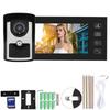 7in Wired Video Intercom Doorphone Access Door Camera with 4G Memory Card